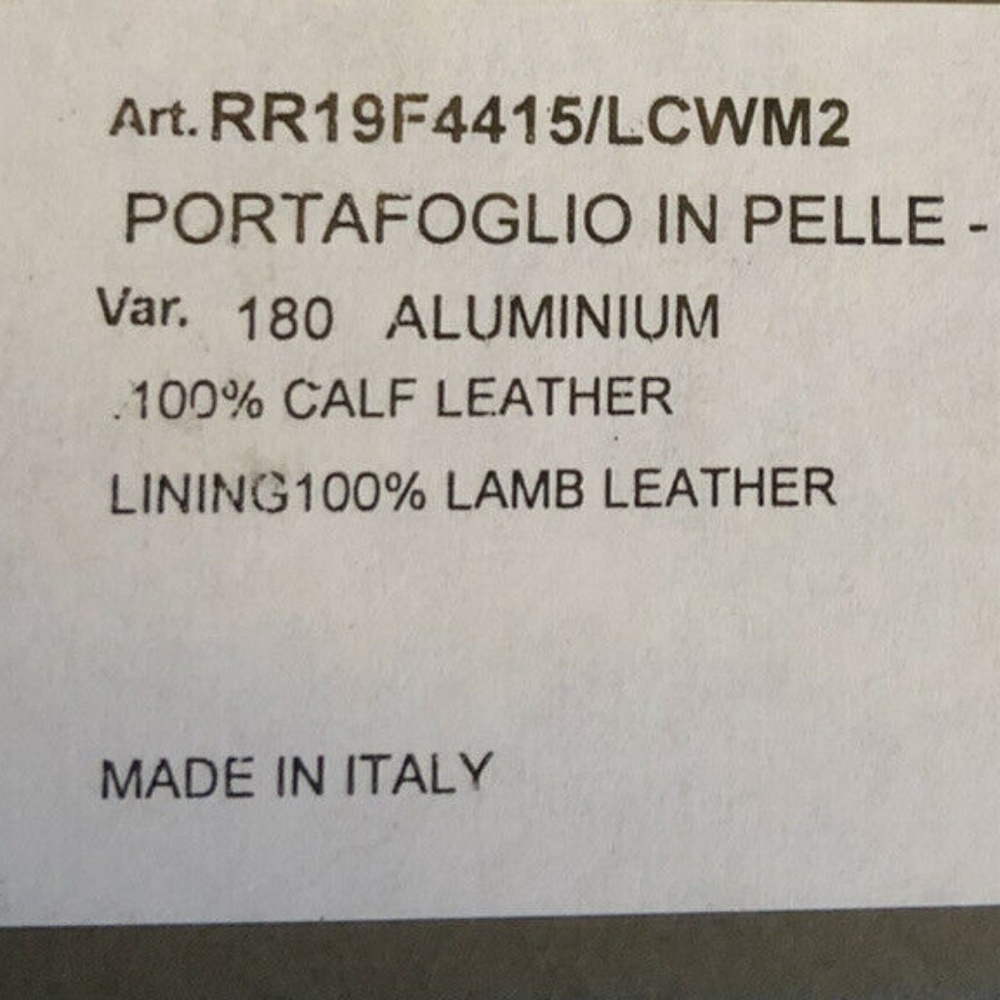 RICK OWENS LARRY LEATHER ZIP POUCH /UNISEX - Picture 8 of 8